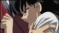 Castle Beyond the Looking Glass - faza cu sarutul a foste - Inuyasha Movie 2 - Castle Beyond the Looking Glass
