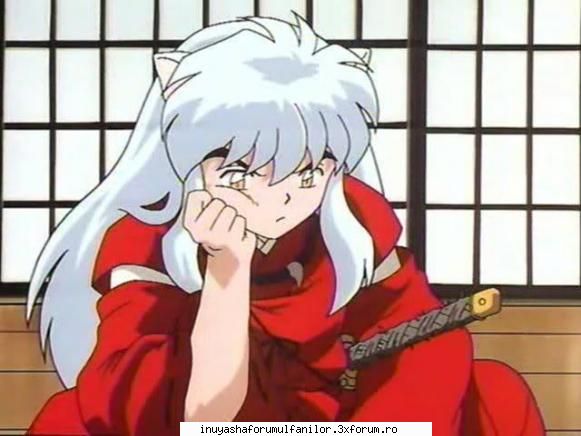 inuyasha e asa dulce!!! :rolleyes: imi vinde sa sar pe el!! :rusine: il ador!! inuyasha